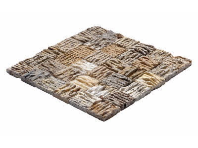 Çizik Mozaikler 5 X 5 SCABAS TRAVERTINE (6 MM HATCH) (K-076)